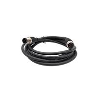 LIUCH Cable Conector de Sensor M12, Doble Cabezal, línea Impermeable, Macho y Hembra, Cable de 2m, Conectores de Sensor Impermeables de 4 Pines, 5 Pines y 8 Pines(Straight F to M 4 p)