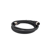 LIUCH Cable Conector de Sensor M12, Doble Cabezal, línea Impermeable, Macho y Hembra, Cable de 2m, Conectores de Sensor Impermeables de 4 Pines, 5 Pines y 8 Pines(Straight F to M 5 p)