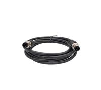 LIUCH Cable Conector de Sensor M12, Doble Cabezal, línea Impermeable, Macho y Hembra, Cable de 2m, Conectores de Sensor Impermeables de 4 Pines, 5 Pines y 8 Pines(Straight M to M 4 p)