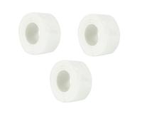 LIUCH Cinta autoadhesiva impermeable negra, impermeable, antifugas, resistente al agua, for reparación, sellado y sellado.(3rolls-white,3M_25MM)