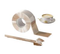 LIUCH Cinta protectora for bordes de mesa, parachoques for esquinas de muebles, autoadhesiva, a prueba de colisiones, cinta suave transparente y gruesa(1mm x 2cm x 5m)