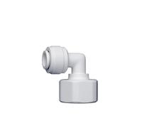 LIUCH Codo de ángulo recto, accesorio de agua RO, manguera de 3/8 ", conector de hilo femenino macho de 1/2", filtro, piezas de ósmosis inversa(6)