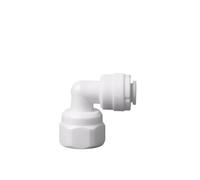 LIUCH Codo de ángulo recto conector de agua RO 1/4 "manguera Pope 3/8" conector de hilo femenino macho filtro piezas de ósmosis inversa(12)