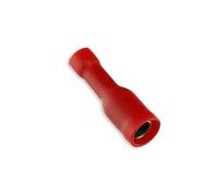 LIUCH Conector de cable eléctrico hembra y macho surtido de 100/50/10 Uds., terminales de bala a tope aislados for cableado de Audio 22~10AWG(Red FRD,50PCS)