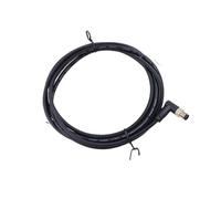 LIUCH Conector de Sensor M8 de 2 Metros, Enchufe Impermeable Macho y Hembra de 3 Pines, 4 Pines, 2 m, código A de línea de PVC(3P Male Angle)