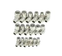 LIUCH Conector de tubería de compresión con casquillo SS 304, rosca NPT de 1/8, 1/4, 3/8 y 1/2, 6, 8, 10 y 12 mm, adaptador de acero inoxidable de 1/4 y 1/2"(PL-NPT,12mm OD Tube,1I2 Thread)