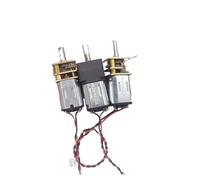 LIUCH Mini Motor de Engranaje N20 DC 3V5V 6V 35/70/100/200/240/500rpm, Velocidad Lenta, Alto par, Caja de Cambios de Metal, Rueda Dentada, Motores DC((C) 240-500RPM_3V-6V)