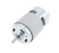 LIUCH Motor de CC 775 de 12 V, 3000-6000 RPM, Motor de par Alto y Alta Velocidad for Juguetes de Bricolaje, micromáquinas y taladros con cojinetes de Bolas y aspas de Ventilador(Speed-5000 RPM)