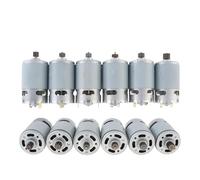 LIUCH Motor de Destornillador eléctrico RS550, 10,8 V/12V/14,4 V/16,8 V/18V/21V/25V, micromotores CC con Caja de Engranajes de torsión de 0/9/11/12/13/14/15 Dientes(15teeth(10.4mm),18V)