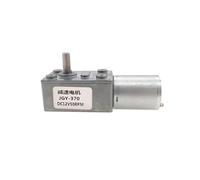 LIUCH Motor de Engranaje de Gusano ZGY370 JGY370 4632 DC 6V 12V 24V, Reductor de Caja de Engranajes de Metal Turbo Reversible de Alto Torque(1rpm,6V)