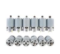 LIUCH Motor RS550 de 10,8 V-25V CC, Motor eléctrico de 9/11/12/13/14/15 Dientes, Caja de Engranajes de Alto par for Destornillador eléctrico, Herramientas de Taladro(9Teeth (7.9mm),25V)