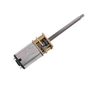 LIUCH Motorreductor Micro GA12-N20-M3*34, CC 3 V, 6, 12, con Eje roscado Alargado y Rueda Dentada metálica(70,6V)