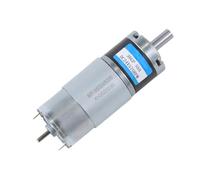 LIUCH Motorreductor planetario de Alto par y Doble Eje 36PG-555 de CC, 12 V y 24 V(24v 16rpm,8mm Shaft)