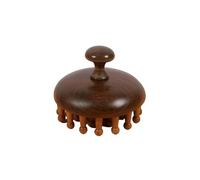 LIUCH Peine de masaje meridiano for cabeza, herramienta de masaje Gua Sha, peine de masaje for terapia de madera de cobre, masajeador for raspar la circulación sanguínea, antiestático