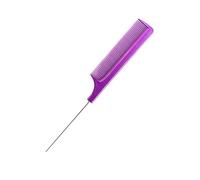 LIUCH Peine negro de dientes finos, peines antiestáticos for teñir cola de rata, aguja de acero, herramientas de belleza for estilizar el cabello, accesorios for barbería de 24cm(No.16)