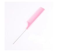 LIUCH Peine negro de dientes finos, peines antiestáticos for teñir cola de rata, aguja de acero, herramientas de belleza for estilizar el cabello, accesorios for barbería de 24cm(No.15)