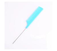 LIUCH Peine negro de dientes finos, peines antiestáticos for teñir cola de rata, aguja de acero, herramientas de belleza for estilizar el cabello, accesorios for barbería de 24cm(No.10)