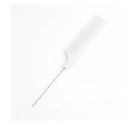 LIUCH Peine negro de dientes finos, peines antiestáticos for teñir cola de rata, aguja de acero, herramientas de belleza for estilizar el cabello, accesorios for barbería de 24cm(No.17)