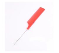 LIUCH Peine negro de dientes finos, peines antiestáticos for teñir cola de rata, aguja de acero, herramientas de belleza for estilizar el cabello, accesorios for barbería de 24cm(No.18)