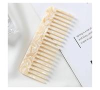 LIUCH Peines de pelo de masaje antiestático, peine de peluquería colorido de acetato de moda coreana, cepillo de pelo for mujeres y niñas, Herramienta de Peinado(C02)