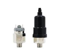 LIUCH QPM11 interruptor de presión de aire neumático ajustable compresor diafragma hidráulico controlador automático QPM NC normalmente cerrado abierto(QPM11-NC-02,Copper)