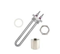 LIUCH Resistencia eléctrica de acero inoxidable 304 de 25/32 mm, tipo U, 220 V, 800 W/1000 W(Heater Thread Nut,220v 1000w)