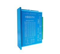 LIUCH Servocontrolador híbrido, Controlador de Paso de Motor de Circuito Cerrado, 24-80VDC RS232 for CNC Nema23 HBS57H