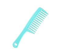 LIUCH Wanmei-peine de cuchillo grande colorido, peine con orificio redondo for hombre y mujer, corte de cabello de belleza portátil for el hogar, peine for cabeza de dientes gruesos, Plas(Blue)