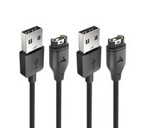 liuchanghe 2 PCS Chargeur Compatible avec Garmin Fenix 6 6S 6X Pro,5 5S 5X Plus,7 7S 7X,Forerunner 935 945 745 45 45S 245,Approach S10 S40 S60,Vivoactive 3 4 4S,Vivomove 3 3S,Vivosport,Instinct,Venu