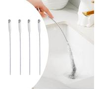 liuchanghe 4 Piezas Cepillo de Limpieza para Desagüe, Flexible 48cm Cepillo de Limpieza de Tuberías, Desatascador de Tuberias para Desatascar Cabellos y Residuos en Desagües