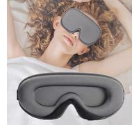 liuchanghe Antifaz para Dormir, 100% Anti-Luz Máscara de Dormir Sin Presión Ocular, Adecuada para Viajes, Siestas, Sueño Nocturno (Gris)