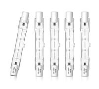 liuchanghe Bombilla Halógena 78mm R7s Reguable halógeno R7s 220-240V 150W Blanco Cálido 2800K, Paquete de 5