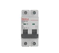 LIUCHUCHU Diferencial Rearmable Disyuntor Miniatura MCB 1P 2P 3P 4P 10A-63A 400V Tipo riel DIN Protector contra sobrecarga y Cortocircuito(2,32A)