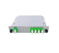 LIUDONGX 2 uds 2 * 8 Plug-in LC A Divisor de Fibra óptica 2x8 FC SC A UPC Divisor LGX Tipo Caja Cassette(FC A)