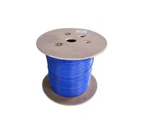 LIUDONGX Cable blindado de 100m, Alambre de Fibra óptica a Prueba de Ratas, Acero Inoxidable Impermeable for Interiores 4C 6C(4 Cores)