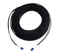 LIUDONGX Cable de conexión de Fibra óptica blindado 2 núcleos 250m 2C SM MM OM1 OM2 OM3 Interior Exterior LC SC FC ST LSZH TPU FTTH Jumper 2 núcleos 250mtr(ST-ST,2C Black SM TPU)