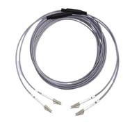 LIUDONGX Cable de conexión de Fibra óptica blindado 2 núcleos 250m 2C SM MM OM1 OM2 OM3 Interior Exterior LC SC FC ST LSZH TPU FTTH Jumper 2 núcleos 250mtr(ST-ST,2C Gray OM1)