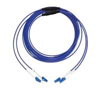 LIUDONGX Cable de conexión de Fibra óptica blindado de 60m, 2 núcleos, 2C SM MM OM1 OM2 OM3, for Interiores y Exteriores, LC SC FC ST LSZH TPU FTTH, Puente de 2 núcleos, 60mtr(LC-LC,2C Gray OM1)