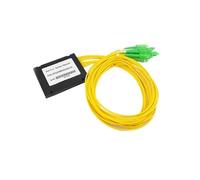 LIUDONGX Casete Divisor de Fibra 2x8 FC/SC UPC/A Casete de Empalme con guía de Onda Plana 2/8(LC Optical Splitter)