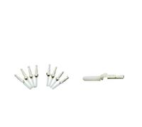LIUDONGX Kit de Conector de Fibra óptica dúplex LC/A, 200 Uds., OM3, 3,0mm, 2,0mm, Doble núcleo, SM MM, Pieza LC/A, Accesorios FTTH, virola de cerámica(400pcs Ferrule MM)