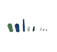 LIUDONGX Kits de Conectores de Fibra óptica SC/A de 1000 Piezas, 3,0 mm y 2,0 mm for Cables de conexión, Accesorios FTTH, Casquillos de cerámica SM, MM, OM3 y OM4(OM3 2.0mm NO Ferrule)