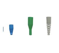 LIUDONGX LC Boot 1000 Uds for Kits de Conectores de Fibra óptica Cable de caída Arranque Corto Azul Verde 3,0mm 2,0mm 0,9mm