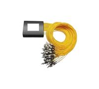 LIUDONGX Módulo Divisor PLC de Fibra óptica 2x64, 2x64, Tipo Caja SC FC ST LC, acoplador de Cassette FTTH, Amarillo 2x64(SC)