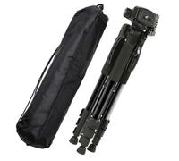 LIUDONGX Trípode de Viaje for teléfono con cámara Profesional de 59 Pulgadas, portátil con Soporte for teléfono for proyector Caballete de Artista for teléfono Inteligente(Red with Adapter)