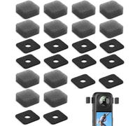 Liuer Cubreviento para micrófono Insta360, 12 unidades para Insta 360 X4/X5, cojín de esponja antirruido que reduce eficazmente el ruido y mejora la calidad del sonido