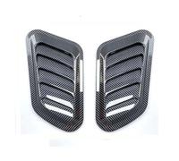 LIUFUMEI 2 Piezas Cubierta De Ventilación Capó del Coche para Audi A6 C7-4G2 4GC 2010-2018 Panel Toma De Aire Aerodinámico Exterior Accesorio Modificación Enfriamiento, Carbon Fiber Color