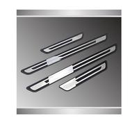 liuguoqiang Molduras Umbral Puerta Auto para Dacia Dokker (2012-2021), Listones Protección Paso Entrada Metal Antirrayas Accesorios Decoración Acero Inoxidable,B