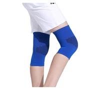 LIUHLFSR 1 par de rodilleras deportivas, coderas, muñequeras, tobillera, for niños y niñas for deportes baloncesto voleibol Para Correr Entrenar(1Pair-bule-knee,L (40-55KG))