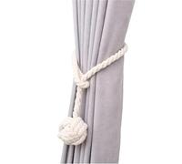 LIUHLFSR 1 Unidad/2 uds. De alzapaños for Cortinas, Lazos Hechos a Mano, Cuerda Redonda, decoración del hogar, Hebillas for Ventanas para el Hogar y la Oficina(Beige 1PC)