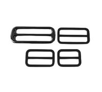 LIUHLFSR Hebillas de Metal for bolsas 5/10 Uds., 25/32/38/50mm, correas, hebilla anillo para Cinturones, Pretinas(BF397-Black,32mm-5Pcs)